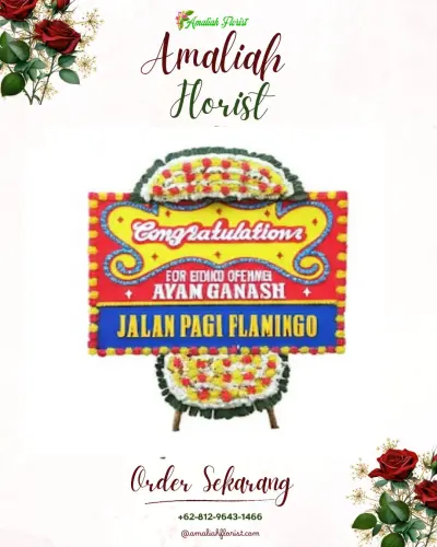 Bunga Papan Congratulation di Gunungbunder Ii